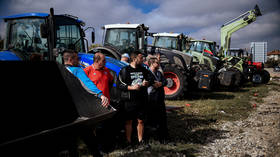 Agricultores de países da UE realizam grande protesto contra grãos na Ucrânia