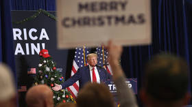'Rot in hell' Biden - Saudação de Natal de Trump