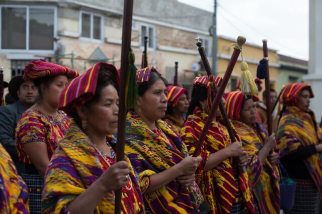 As comunidades indígenas da Guatemala têm estado na vanguarda do apoio a Arevalo (Jeff Abbott/Al Jazeera)