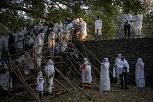 Adoradores ortodoxos etíopes