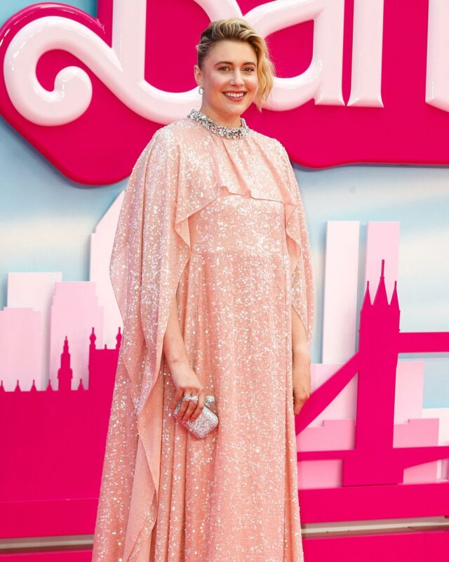 Greta Gerwig participa da estreia europeia de 'Barbie' realizada no Cineworld Leicester Square