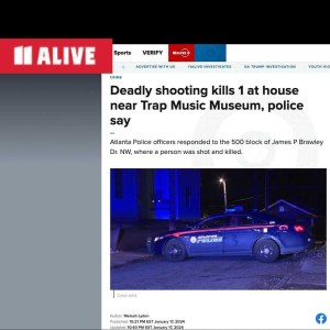O Trap Music Museum de Atlanta chama a atenção de um meio de comunicação que os associou erroneamente a um tiroteio local: 