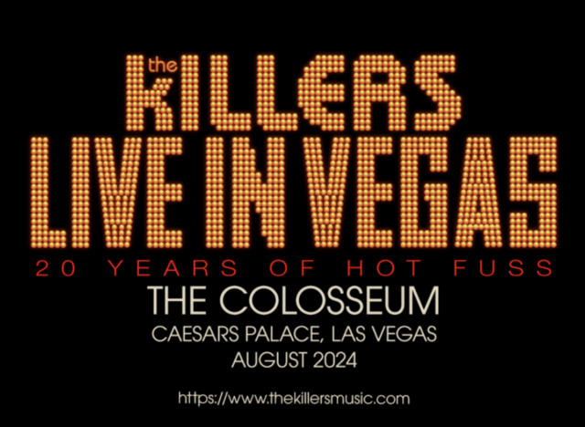 The Killers anunciam residência em Las Vegas, jogando Hot Fuss na íntegra