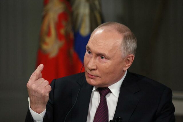 Putin confessa a Tucker Carlson que não quer invadir a Polónia ou os países bálticos