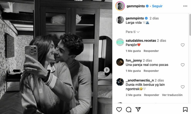 Gemma Pinto fala sobre seu relacionamento com Marc Márquez agora que moram juntos