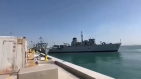 Navios de guerra britânicos colidem no Golfo Pérsico (VÍDEO)