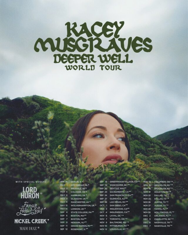 Kacey Musgraves: turnê mundial Deeper Well
