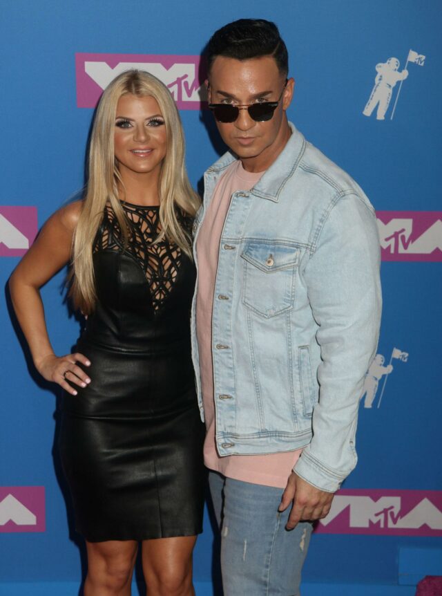 Mike Sorrentino e esposa Lauren no MTV 'VMAS' 2018
