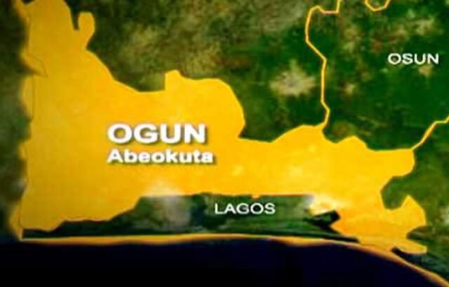 Mapa do Estado de Ogun 1