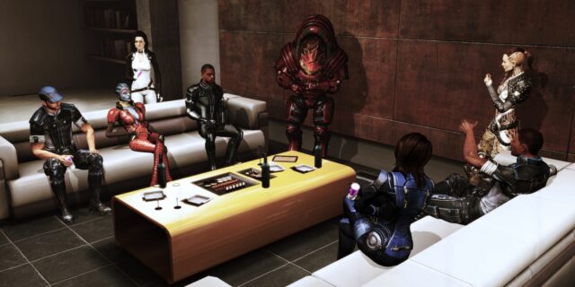 O caso dos novos personagens do partido em Mass Effect 4