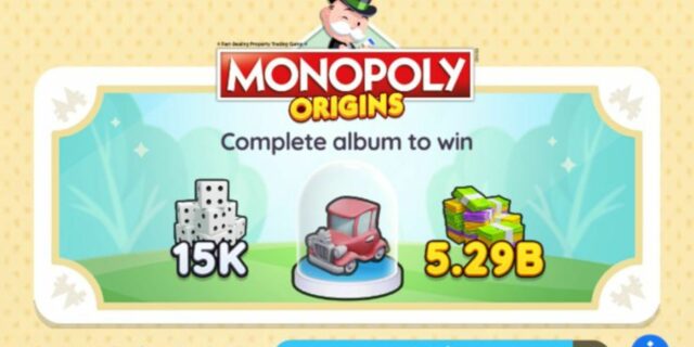 Monopoly GO: data de lançamento do novo álbum de adesivos e muito mais