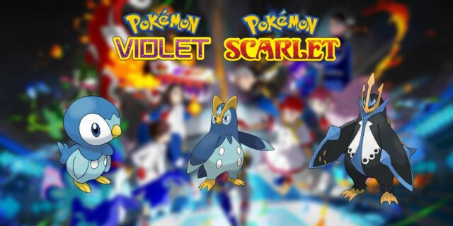 Localização de Pokémon Scarlet e Violet Piplup