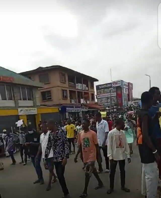 protesto em Ibadan