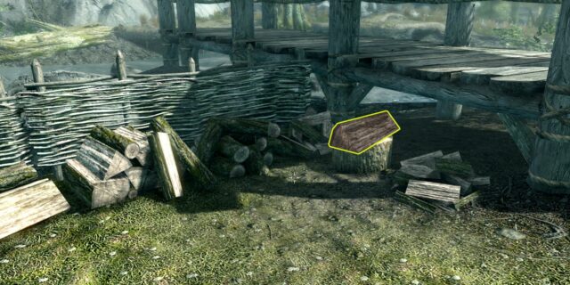 Como conseguir lenha em Skyrim