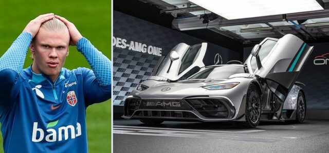 O melhor gol de Haaland está em sua garagem: ele compra um Mercedes-AMG One por 3,2 milhões