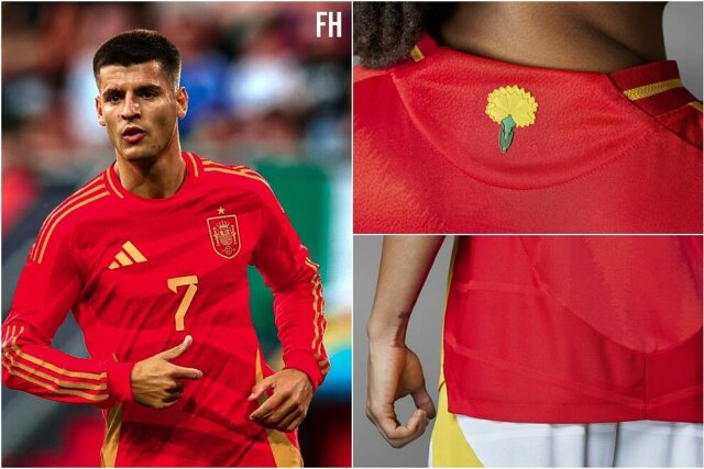 Eles filtram as possíveis camisas da Espanha para o Euro 2024