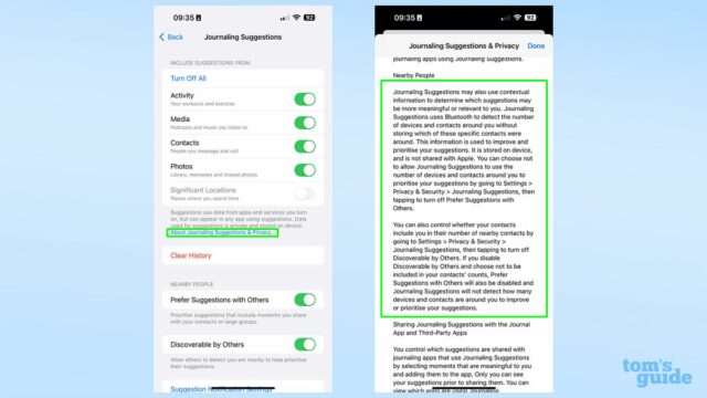 Não, o aplicativo iOS 17 Journal não representa um risco à privacidade – o que você precisa saber