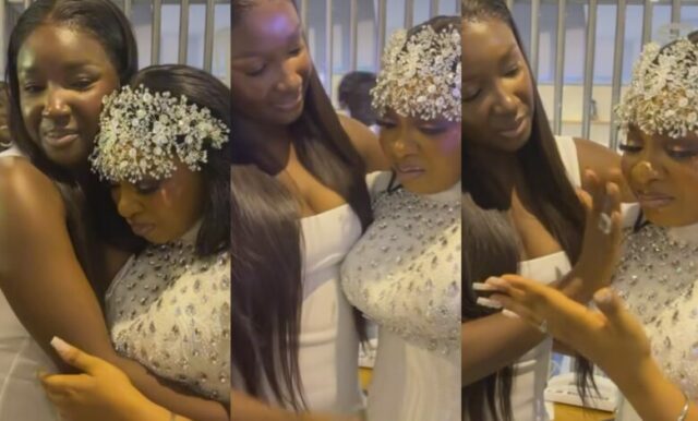 BBNaijas Queen começa a chorar em seu jantar de casamento civil Kemi Filani blog min