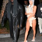 Kanye West e Bianca Censori na boate LIV em Miami