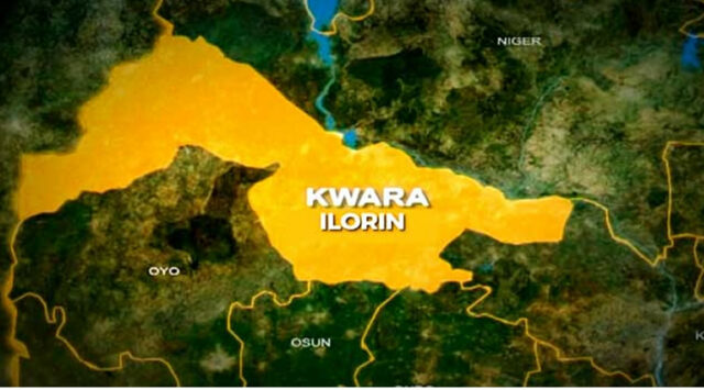 Mapa do estado de Kwara