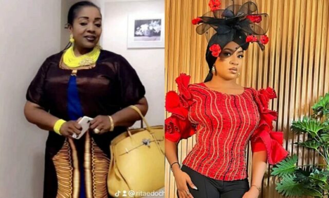 Há perguntas como eu sou sua sogra Rita Edochie responde aqueles que a criticam por defender May Edochie Kemi Filani blog min