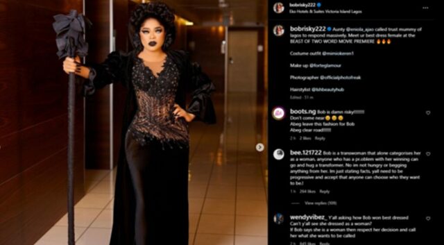 Mulher mais bem vestida de Bobrisky