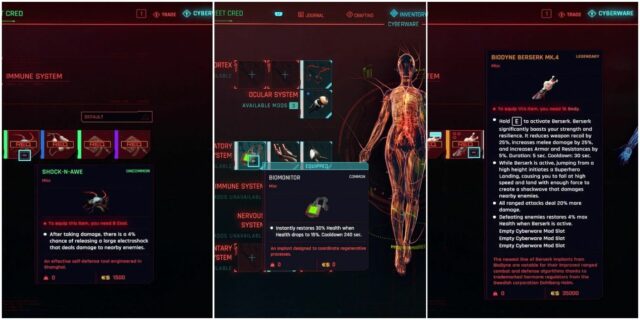 Cyberpunk 2077: melhores atualizações do Ripperdoc