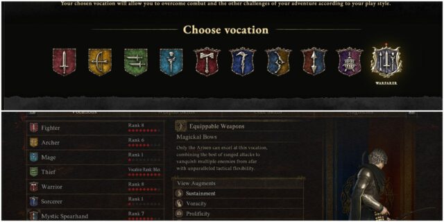 Dragon's Dogma 2: Como desbloquear todas as vocações