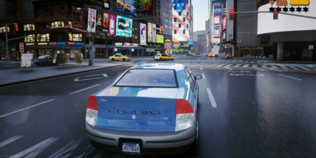 Modder de GTA 3 mostra como o jogo ficaria com um remake do Unreal Engine 5