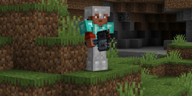 Minecraft Player adiciona novo encantamento que torna o Mace mais divertido de usar