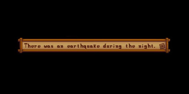 Stardew Valley: o evento do terremoto explicado