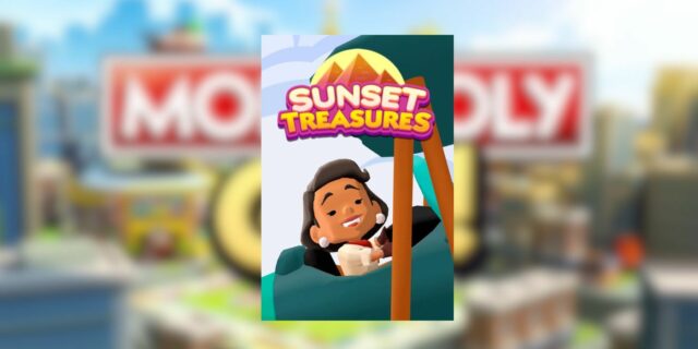 Monopólio GO: recompensas e marcos do Sunset Treasures