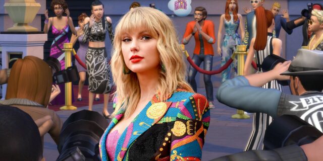 Tour de recriação de eras por fãs de Taylor Swift no The Sims 4