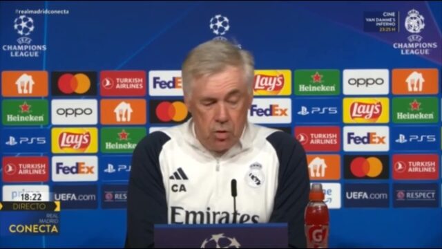 Ancelotti: “Poucos pensaram que eu poderia dar esta conferência de imprensa…”
