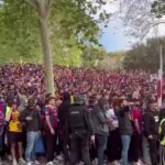 UEFA multa Barcelona “pelo comportamento racista dos seus adeptos” no jogo contra o PSG
