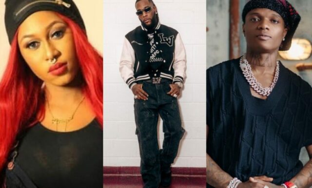 90 por cento dos artistas que afirmam que o Afrobeat não é uma merda agora já lutaram para ser seu príncipe ou rei Cynthia Morgan sombras Burna Boy Wizkid Kemi Filani blog min