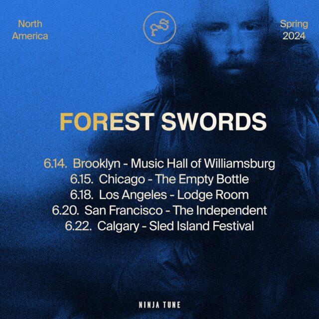 Forest Swords: turnê da América do Norte na primavera de 2024