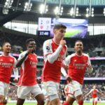 Arsenal Kai Havertz comemora gol contra o Tottenham