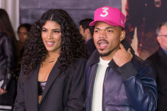 Kirsten Corley e Chance the Rapper comparecem à estreia de 'Bad Boys For Life'