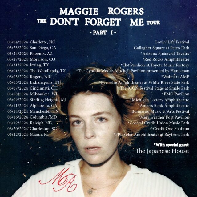 Maggie Rogers: a turnê Não se esqueça de mim