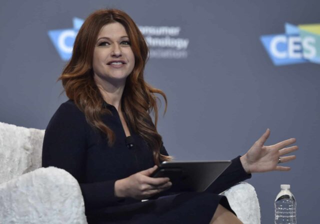 LAS VEGAS, NEVADA - 09 DE JANEIRO: A apresentadora/moderadora de televisão da ESPN Rachel Nichols fala durante um evento de imprensa na CES 2019 no Aria Resort & Casino em 9 de janeiro de 2019 em Las Vegas, Nevada.  A CES, a maior feira anual de tecnologia de consumo do mundo, acontece até 11 de janeiro e conta com cerca de 4.500 expositores exibindo seus mais recentes produtos e serviços para mais de 180.000 participantes.