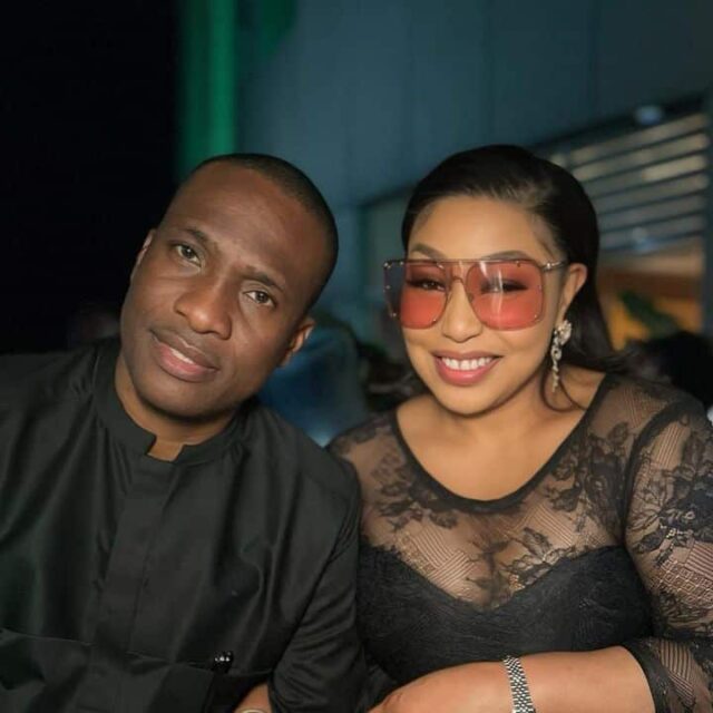 Rita Dominic e seu marido, Fidelis Anosike