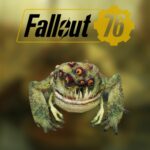 um radtoad em Fallout 76.