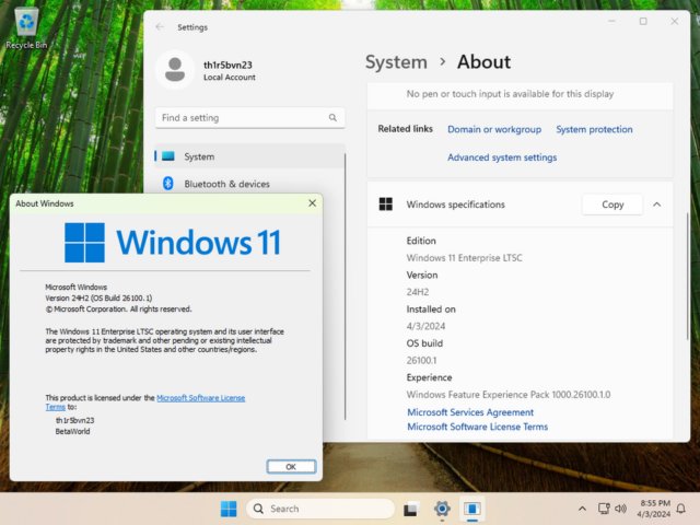 Os primeiros vazamentos da imagem LTSC do Windows 11 aparecem online