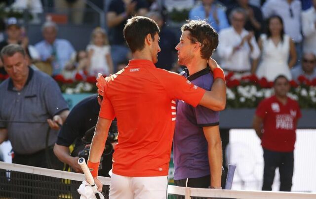 Djokovic: “Quando você joga contra Nadal em Roland Garros você sente que é como se fosse uma parede”