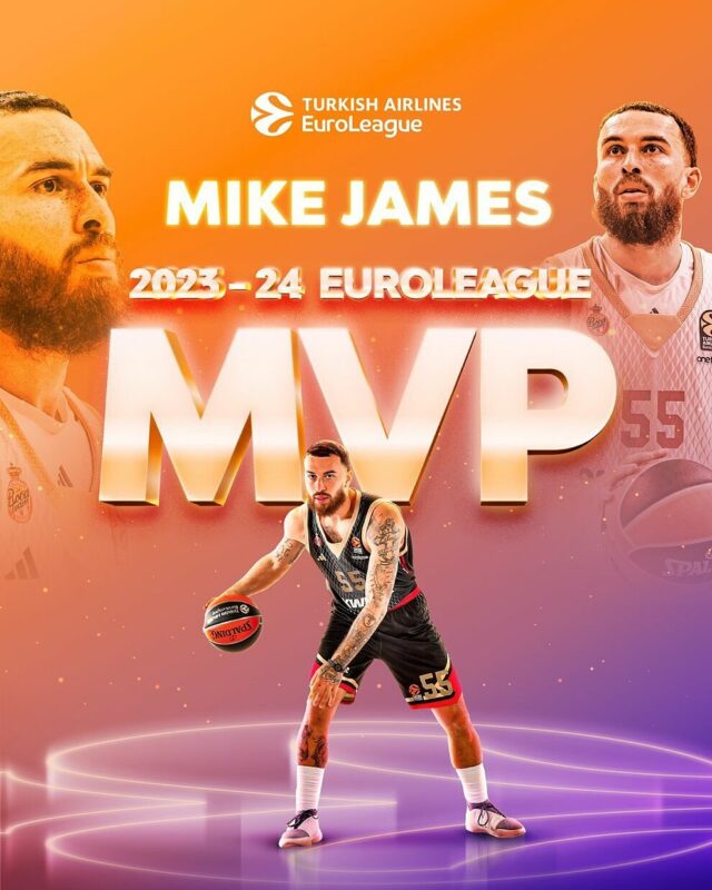 Mike James completa sua histórica Euroliga com o MVP