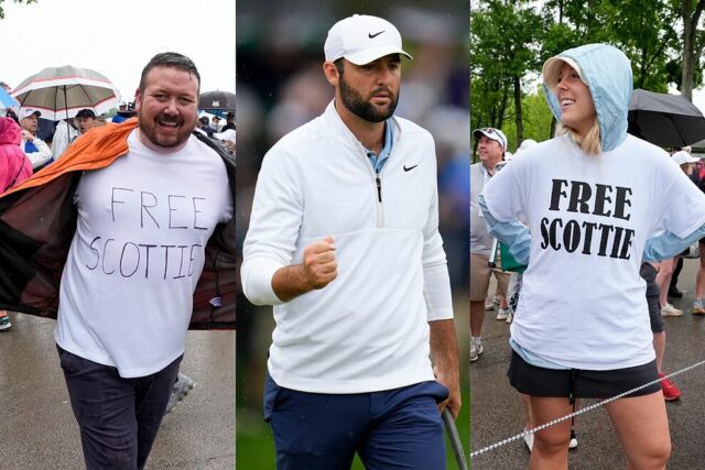 Scheffler brilha, neste sábado levará o capelão do PGA Tour como caddie e confessa: “Aqueci na cela”