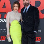 Jennifer Lopez e seu marido Ben Affleck chegam à estreia mundial de ‘Air’ da Amazon Studios