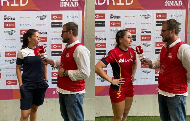 María Ribera e Amaia Erbina analisam o primeiro dia do HSBC SEVEN em Madrid