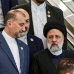 O presidente iraniano, Ebrahim Raisi, e o ministro das Relações Exteriores do Irã, Hossein Amirabdollahian